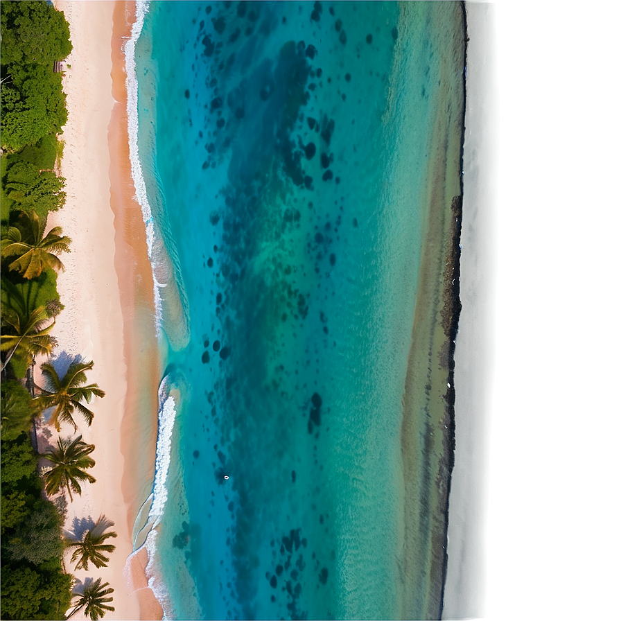 Sandy Beach Aerial View Png 68