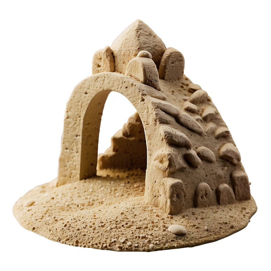 Sandy Beach Sandcastle Building Png 22