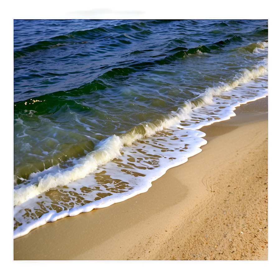 Sandy Shoreline Waves Png Qgf6