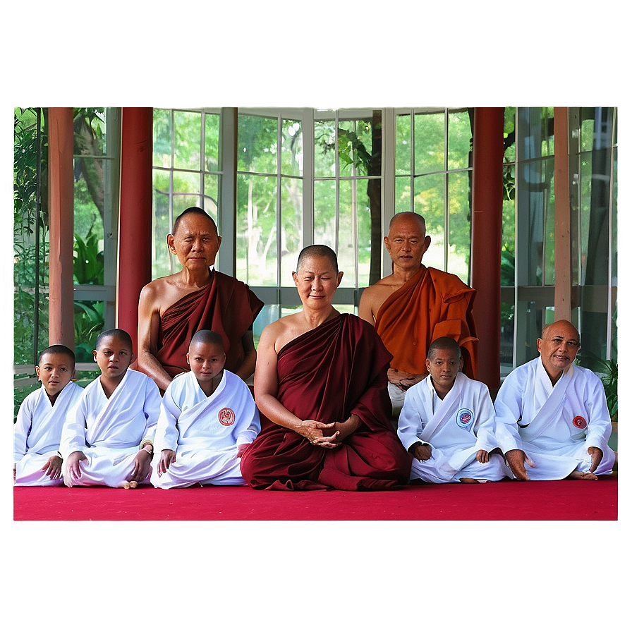 Sangha Buddhist Community PNG adw27 PNG with transparent background