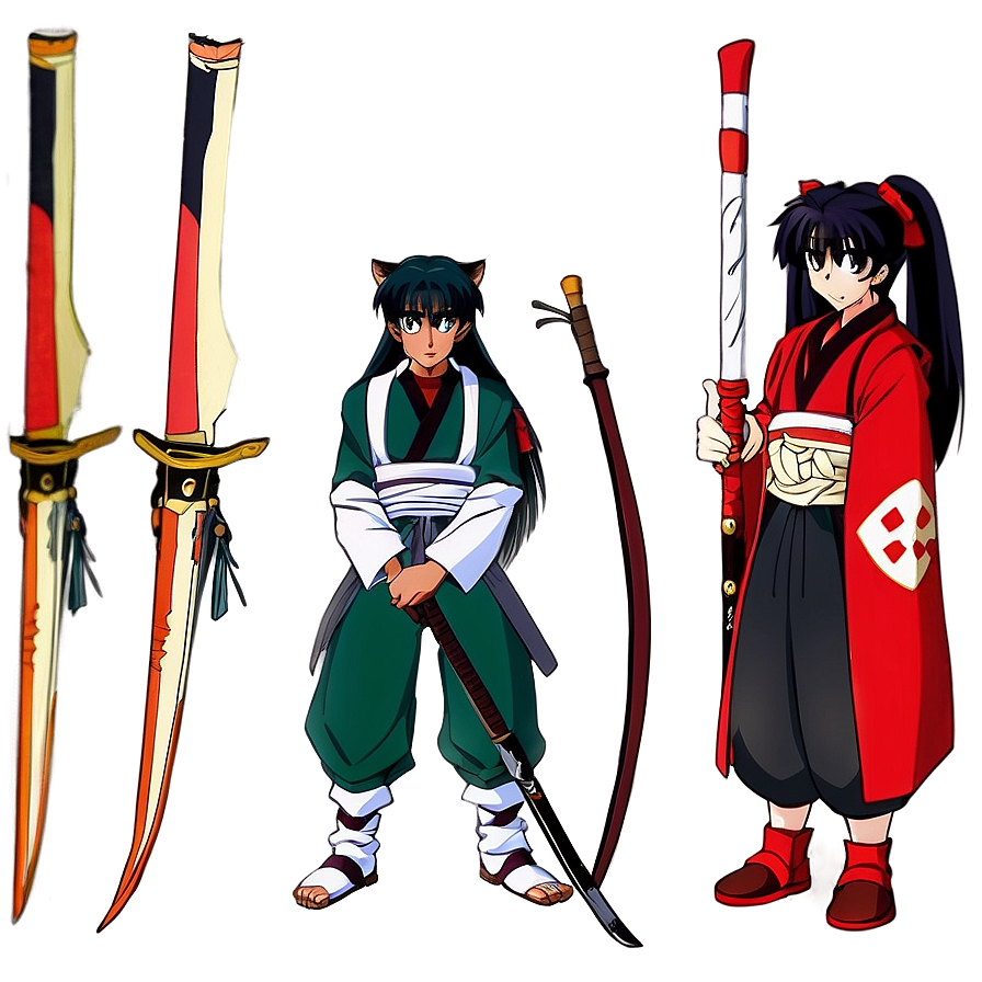 Sango Inuyasha Demon Slayer PNG 06232024 PNG with transparent background