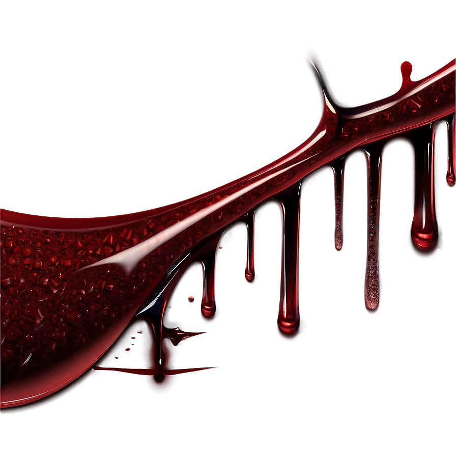 Sanguine Stream: Blood Drip Vector Png 48