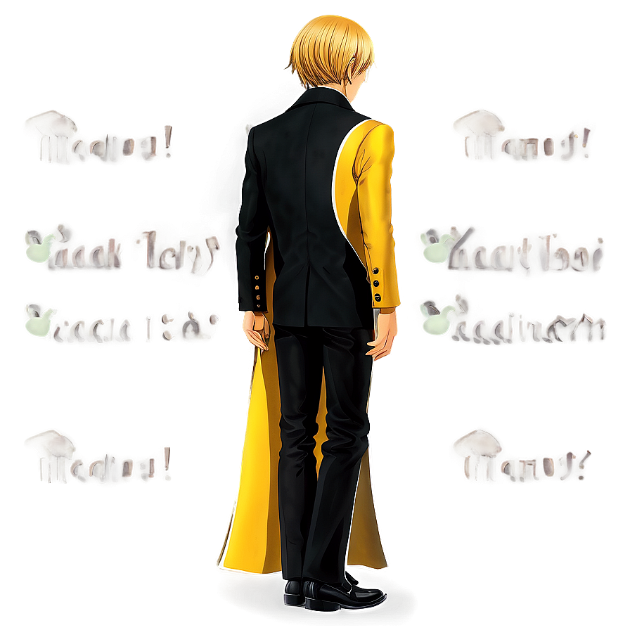 Sanji Black Leg Style Png Gtp