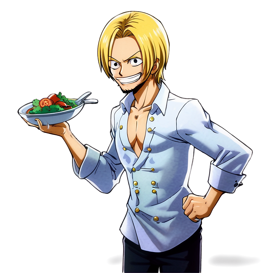 Sanji Cooking Chef Png Ohd