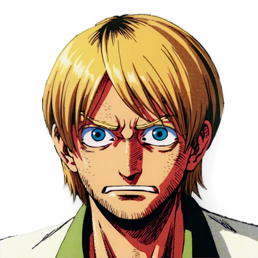 Sanji's Powerful Gaze Png 47