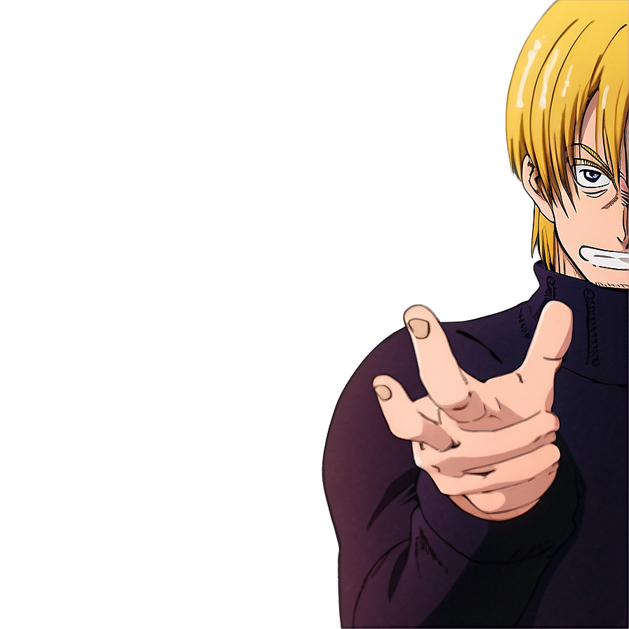 Sanji's Powerful Gaze Png Haw16