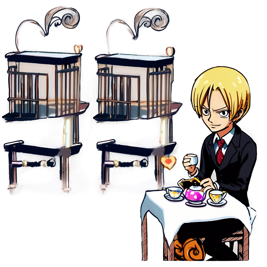 Sanji's Tea Party Infiltration Png 05212024