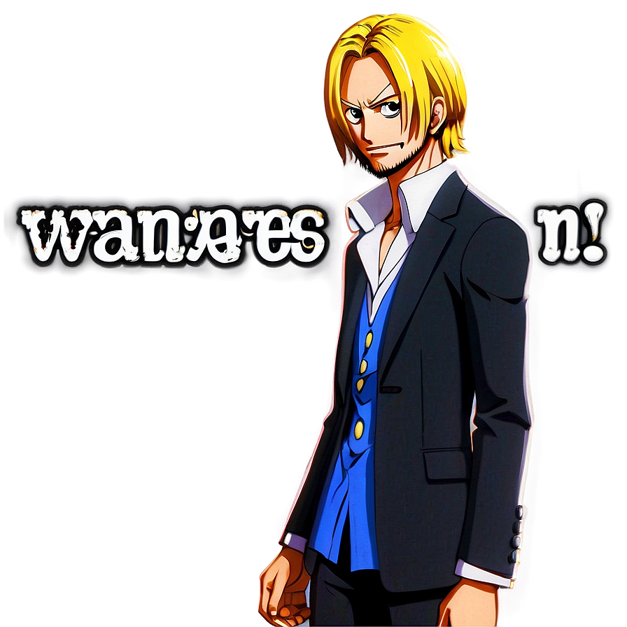 Sanji Wanted Poster Png 29