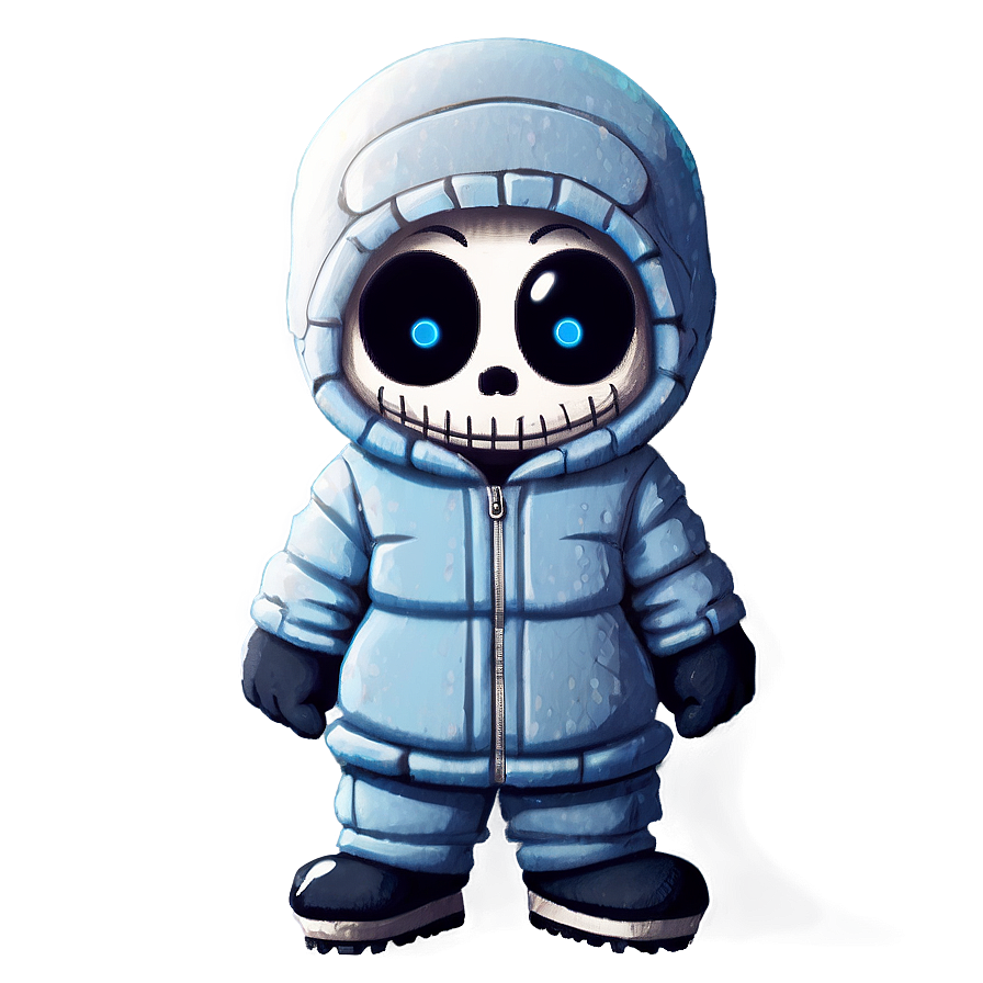 Sans Undertale In Snow Png 05212024