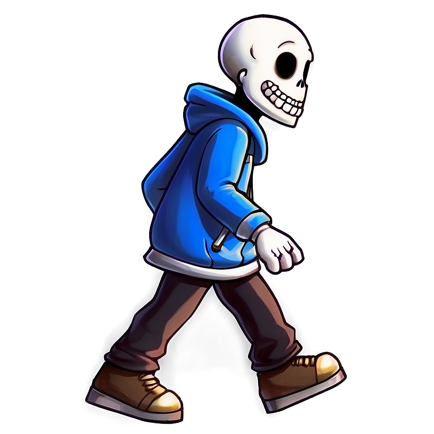 Sans Undertale Walking Png Lfx