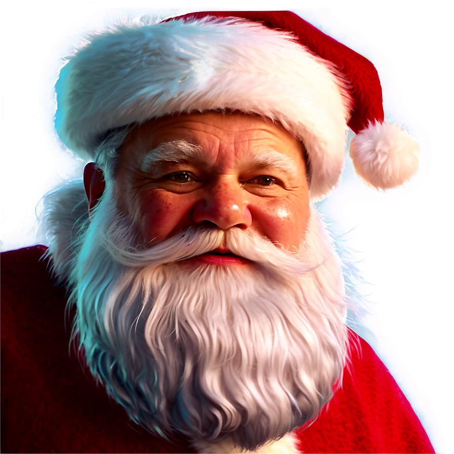 Santa And Stars Png 3