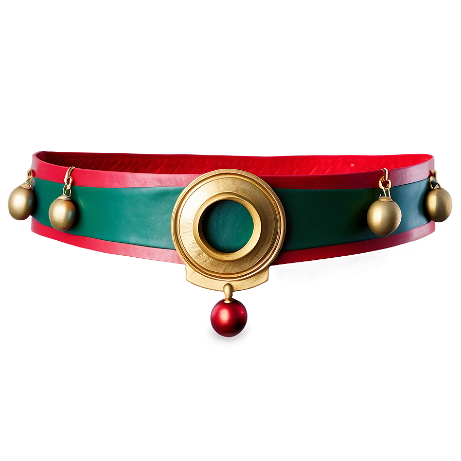 Santa Belt With Bells Png 06282024