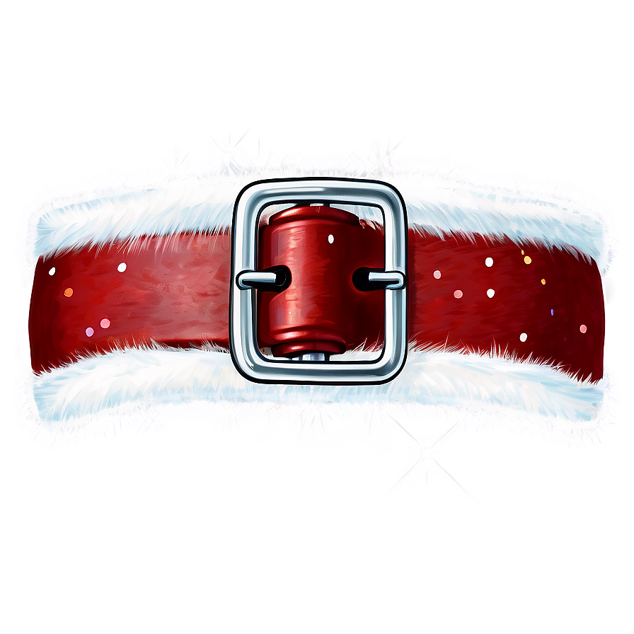 Santa Belt With Sparkles Png 78