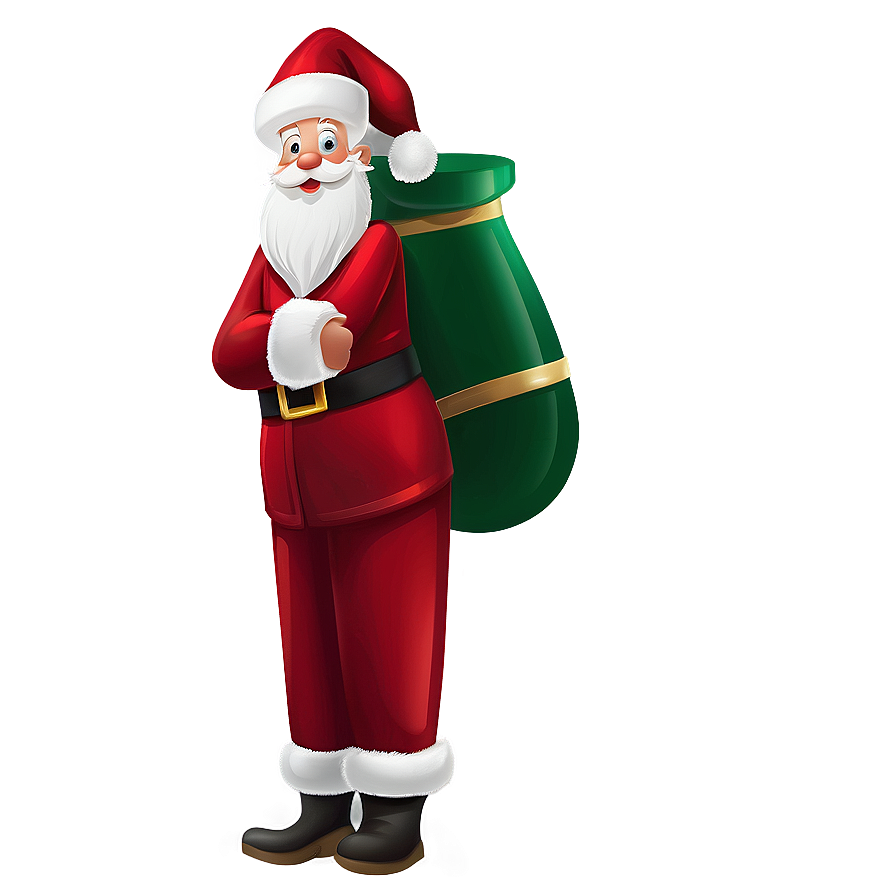 Santa Cartoon Character Png 52