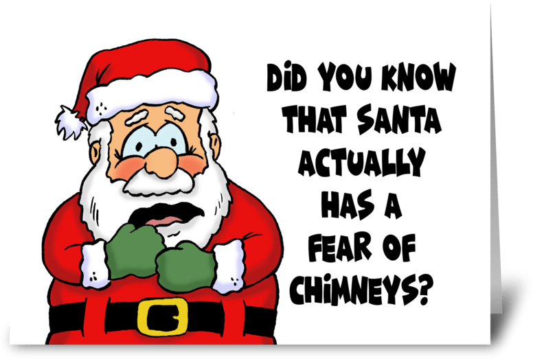 Santa_ Claus_ Chimney_ Fear_ Cartoon