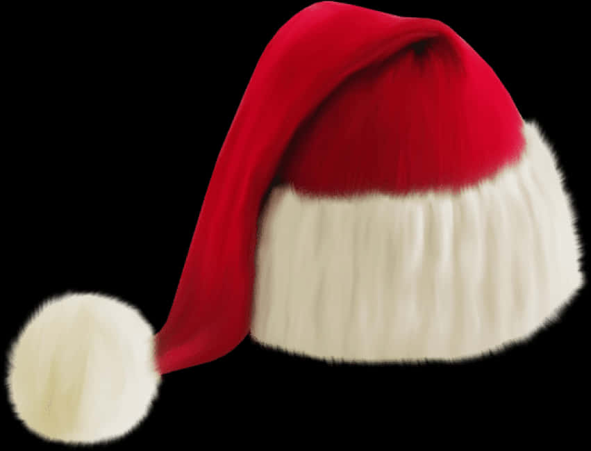 Santa Claus Hat Isolated PNG with transparent background