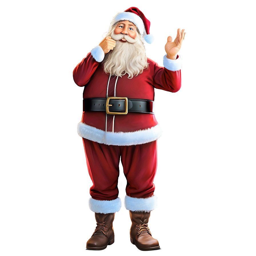 Santa Claus Ho Ho Ho Png 06252024