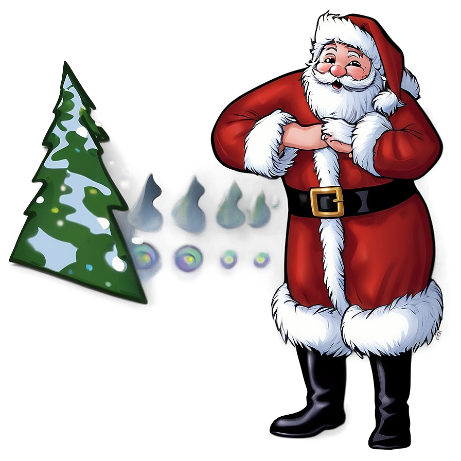 Santa Claus Midnight Png Cjh