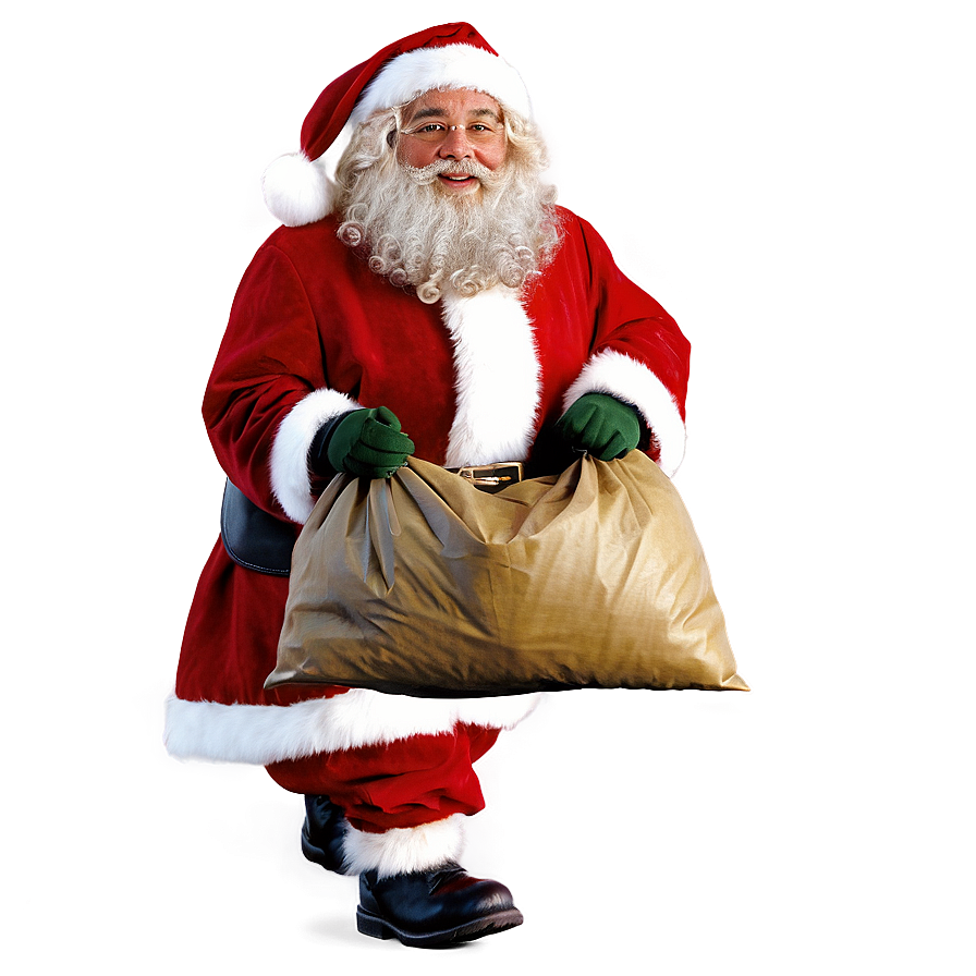 Santa Claus With Bag Png Xti83