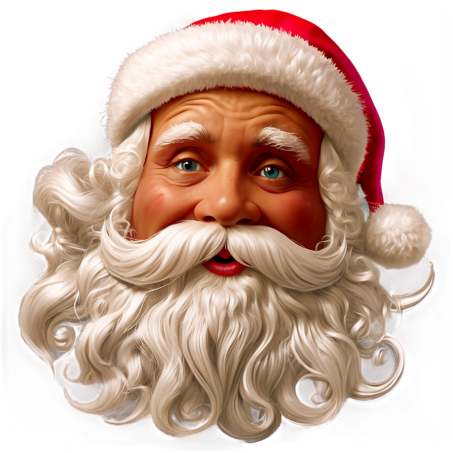 Santa Face Clipart Png 06262024