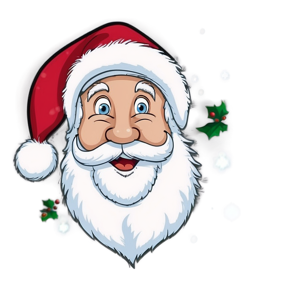 Santa Face For Crafts Png Hdl53