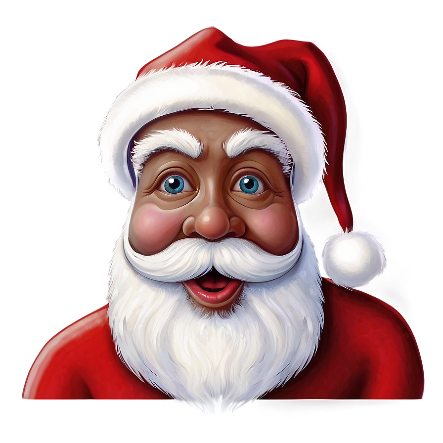 Santa Face Greeting Card Design Png Kpy