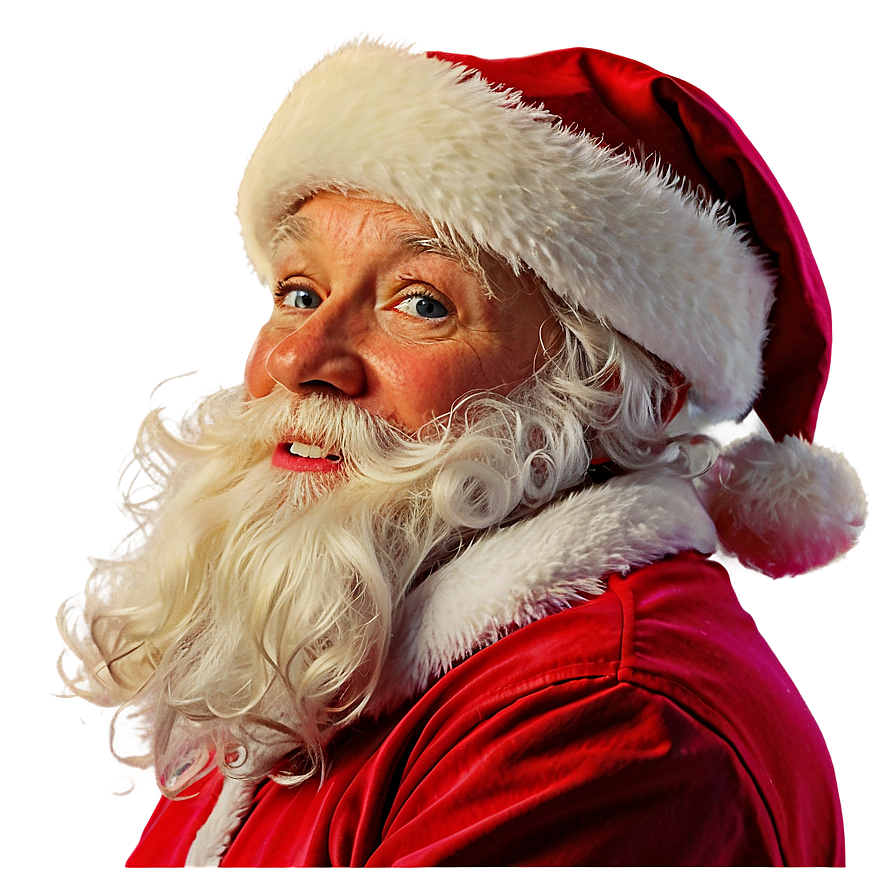 Santa Face Portrait Png Ajm