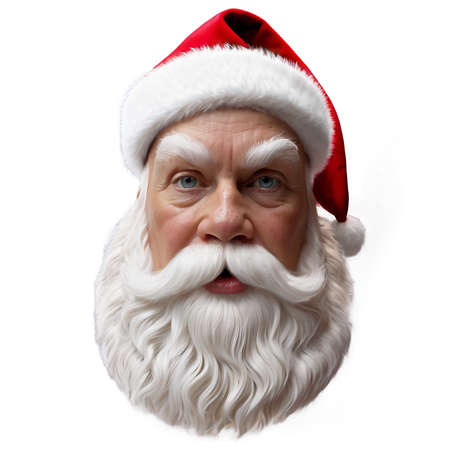 Santa Face Portrait Png Uyv