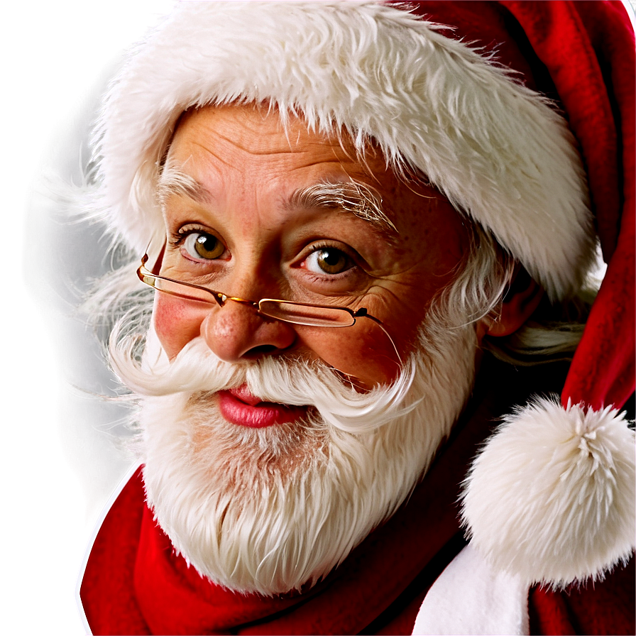 Santa Face Template Png 23