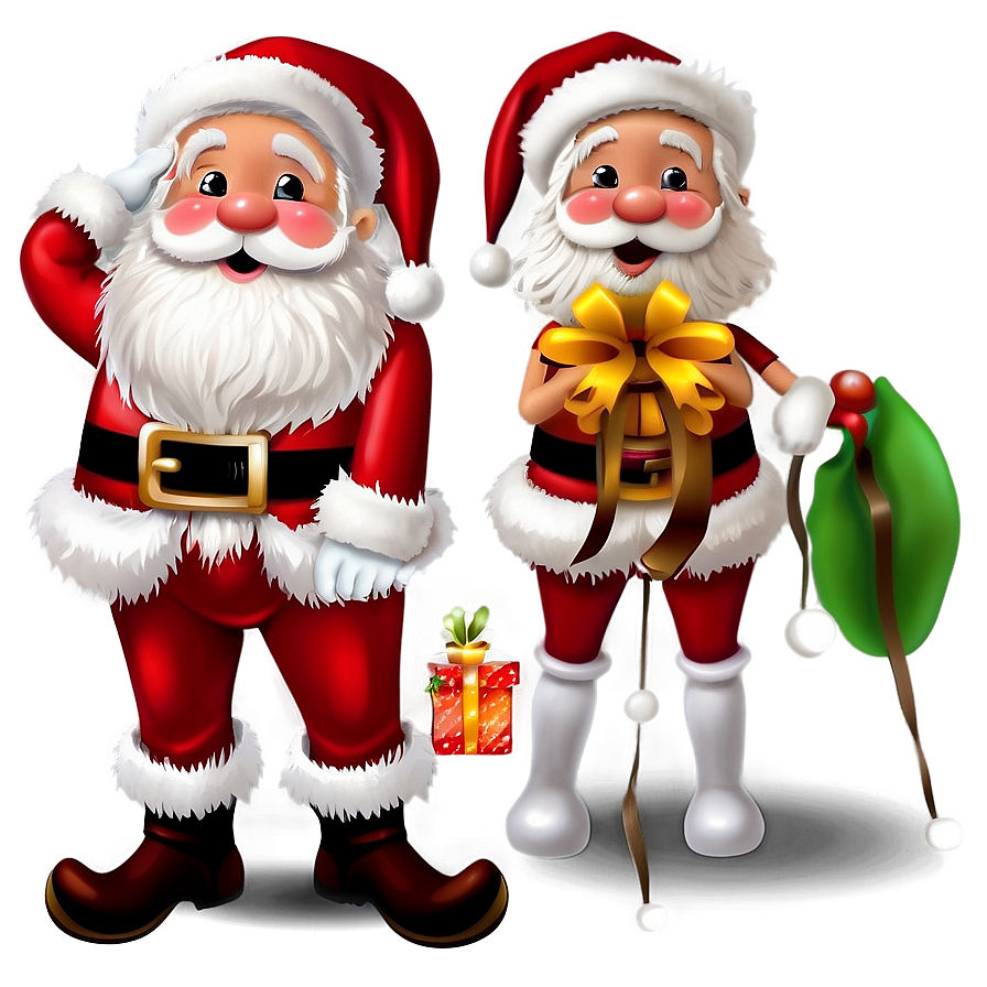 Santa Frame PNG 13 PNG image with a transparent background, free high-resolution download
