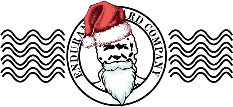 Santa Hat Beard Logo