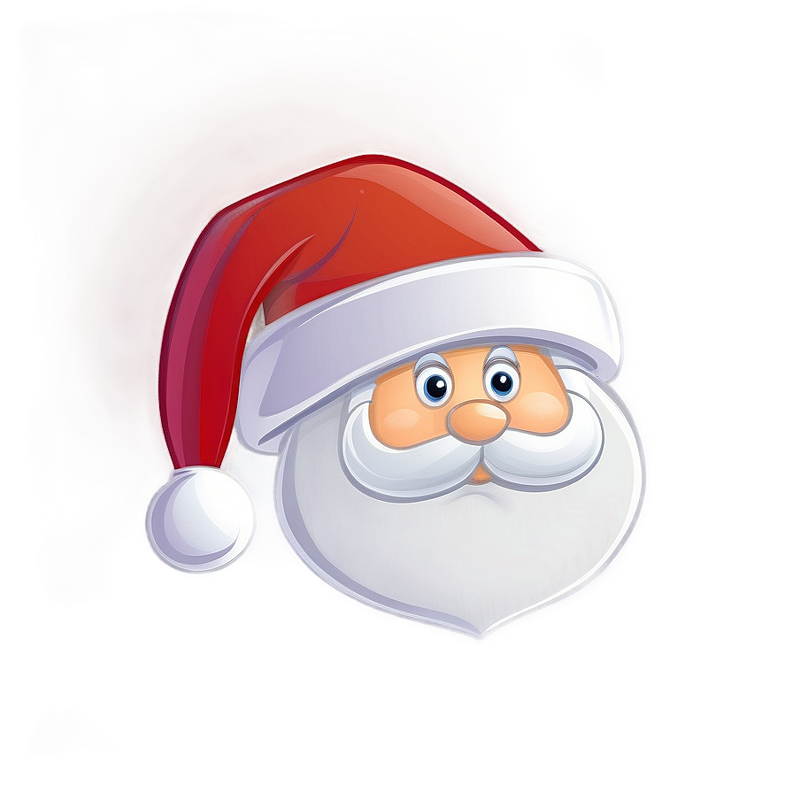 Santa Hat Cartoon Decoration Png Qch13