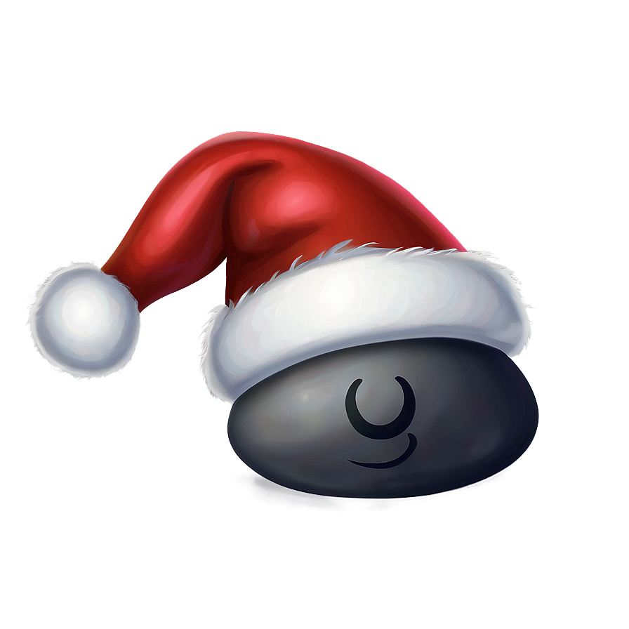 Santa Hat Cartoon Emoji Png Eso95