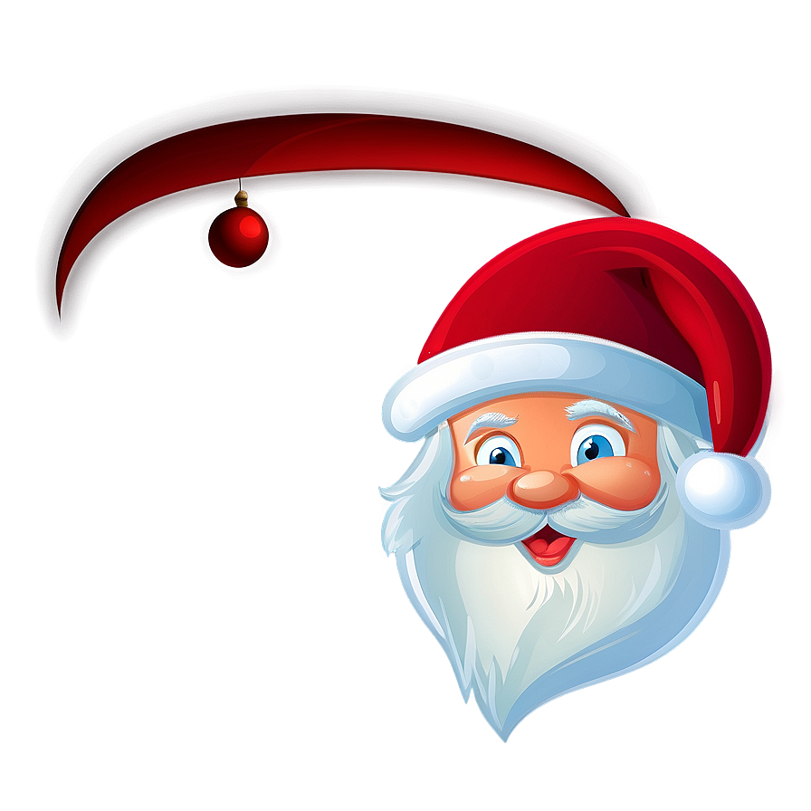 Santa Hat Cartoon Graphic Png 06272024