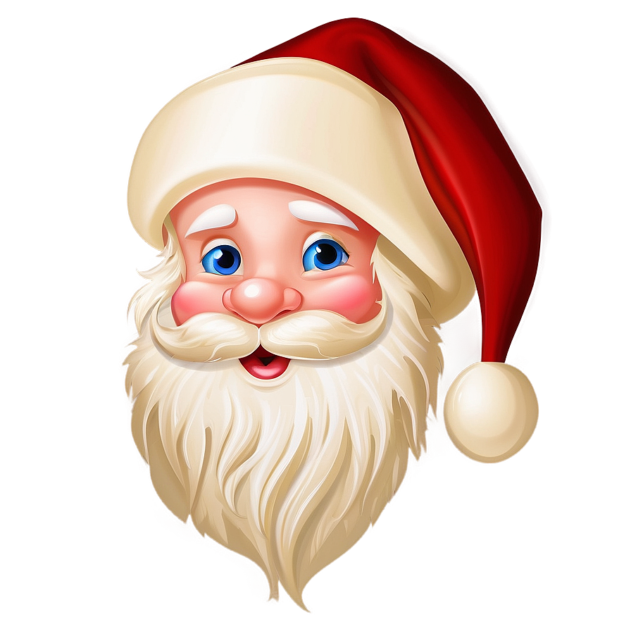 Santa Hat Cartoon Outline Png 49