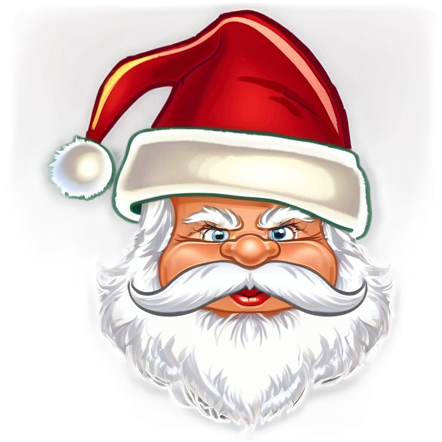 Santa Hat Cartoon Profile Png 06272024