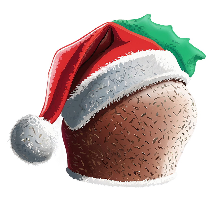 Santa Hat Cartoon Scene Png 28