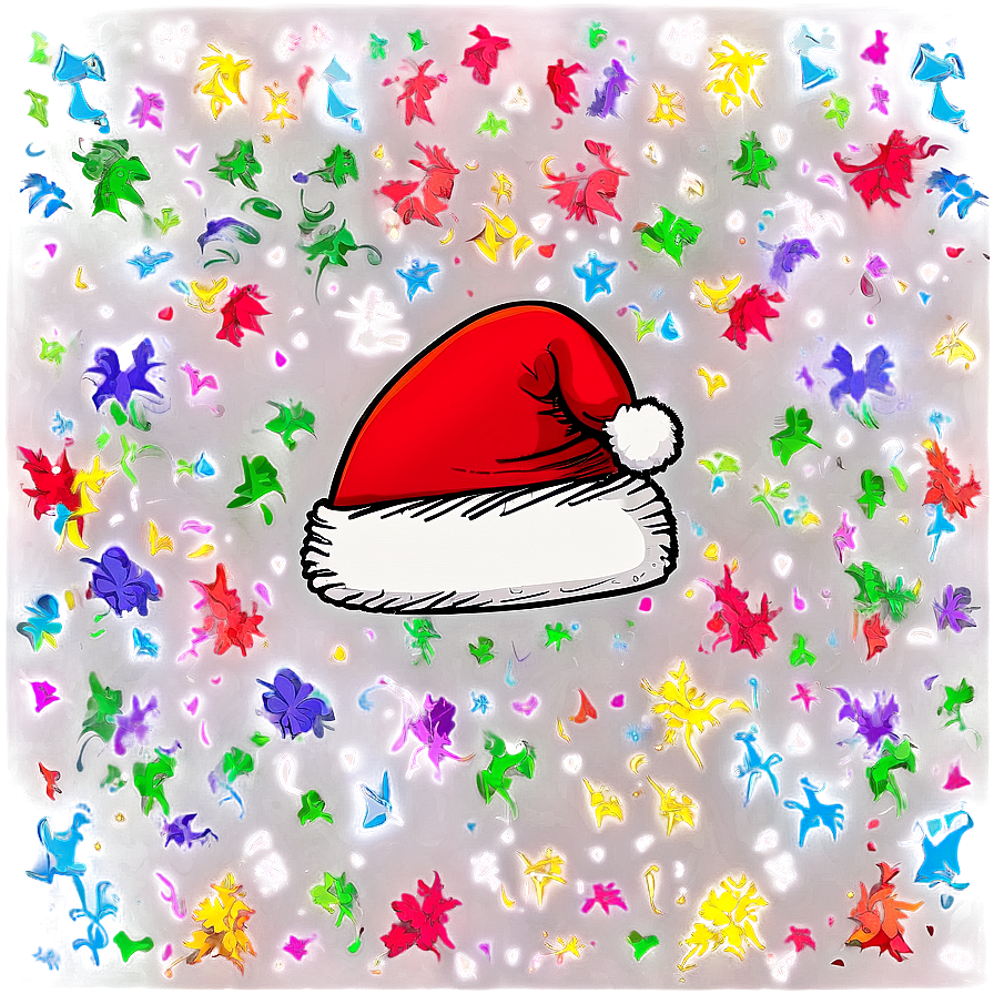 Santa Hat Cartoon Sketch Png Pts