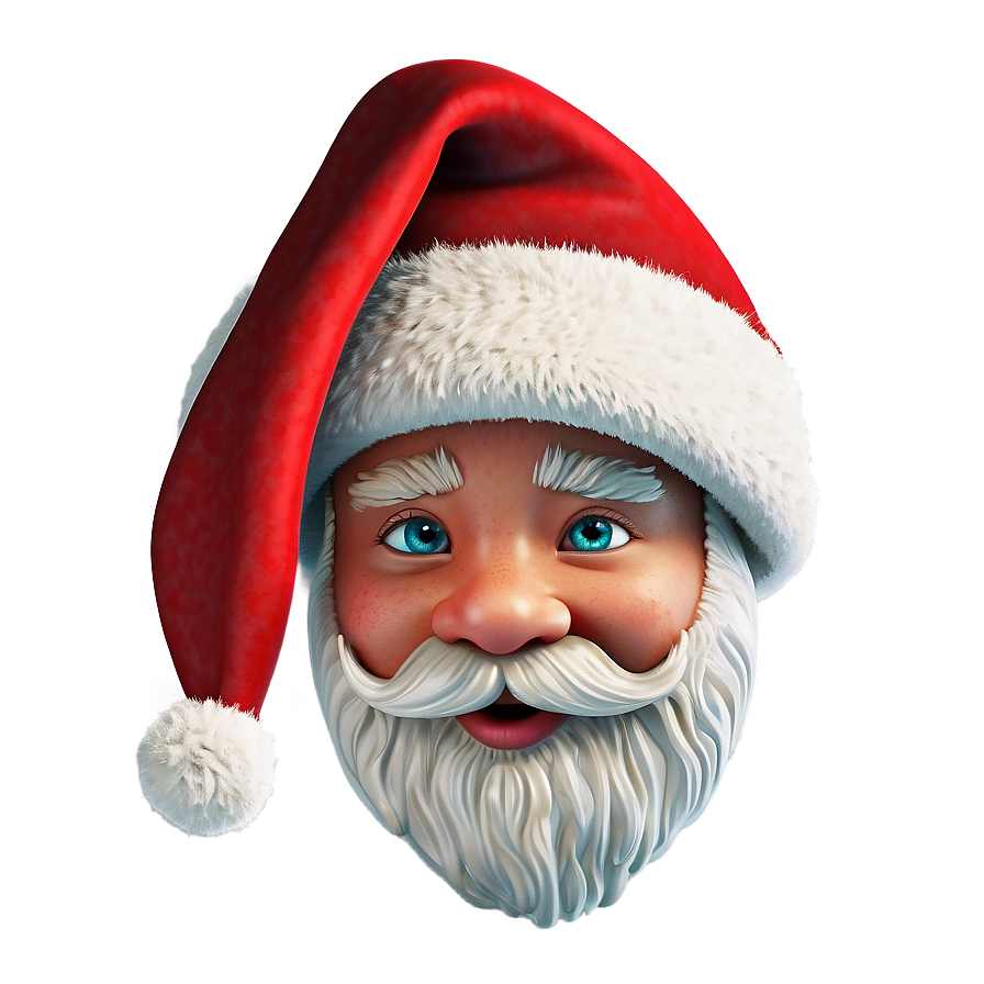 Santa Hat Cartoon Style Png Lnc74