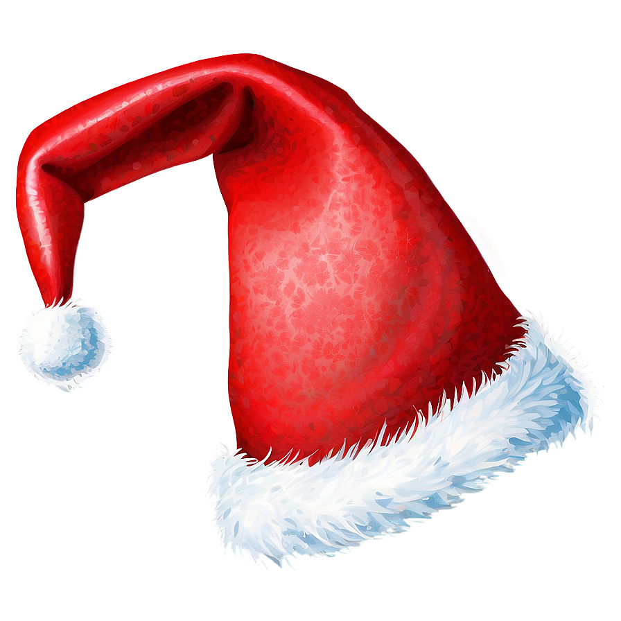 Santa Hat With Pom Pom Png 06262024