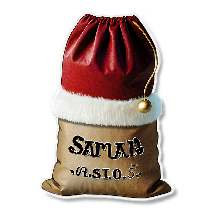 Santa Sack Png 06282024