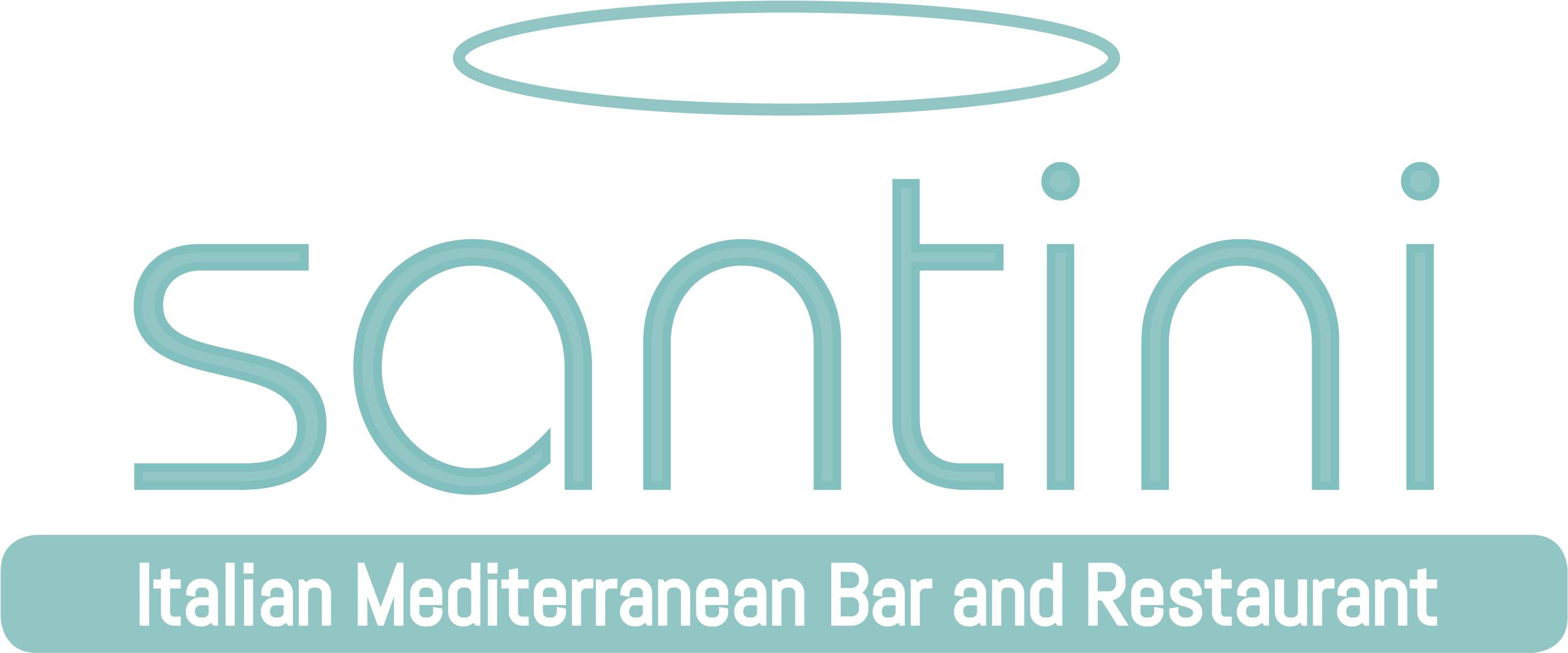 Santini Restaurant Logo PNG with transparent background
