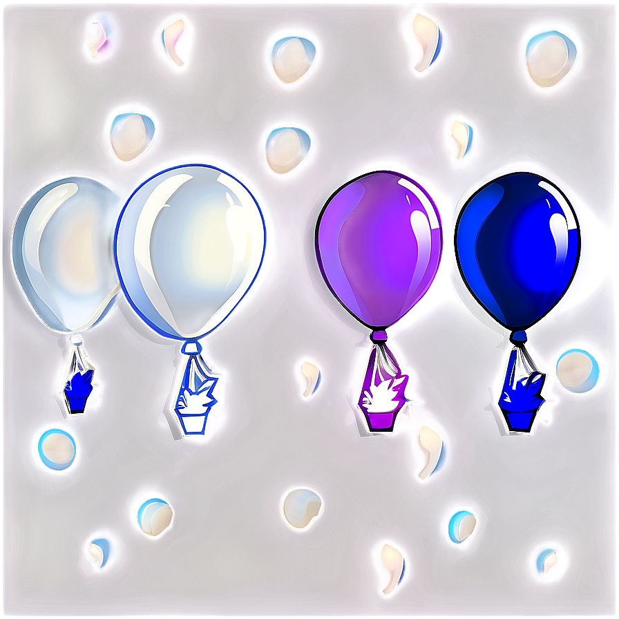 Sapphire Blue Balloons Png Urq