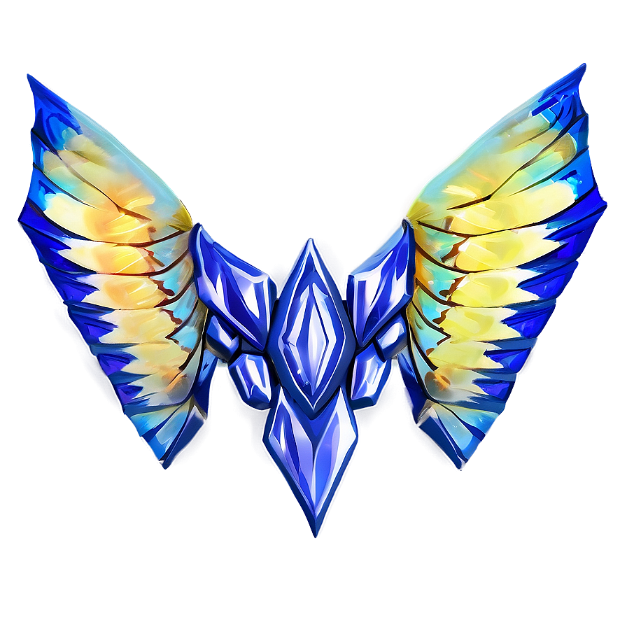 Sapphire Dragon Wings Png Ehm56