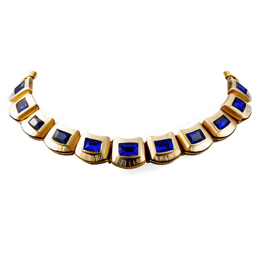 Sapphire Gold Necklace Png Uou43