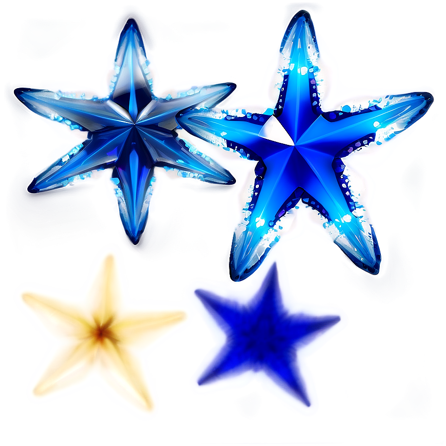 Sapphire Sparkle Stars Png 06252024