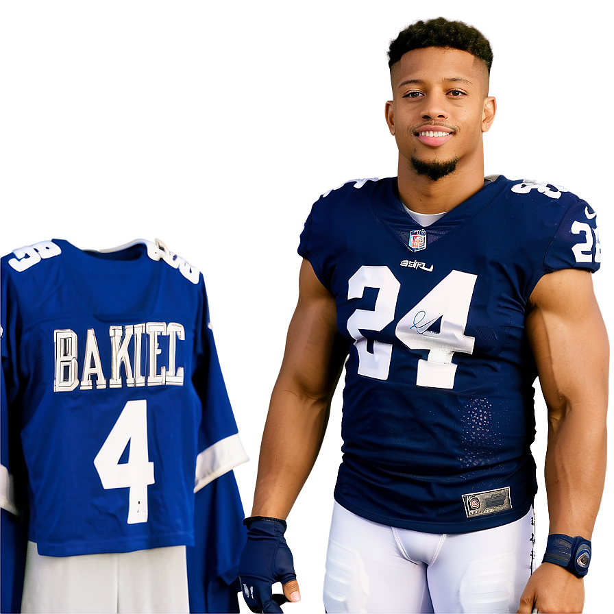 Saquon Barkley Autograph Signing Png 44