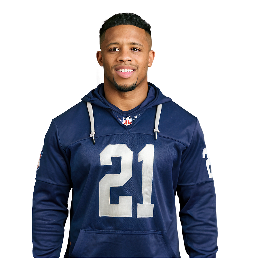 Saquon Barkley Game Day Focus Png Gcd90