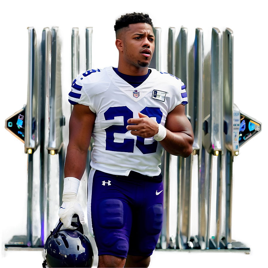 Saquon Barkley In-game Communication Png 19