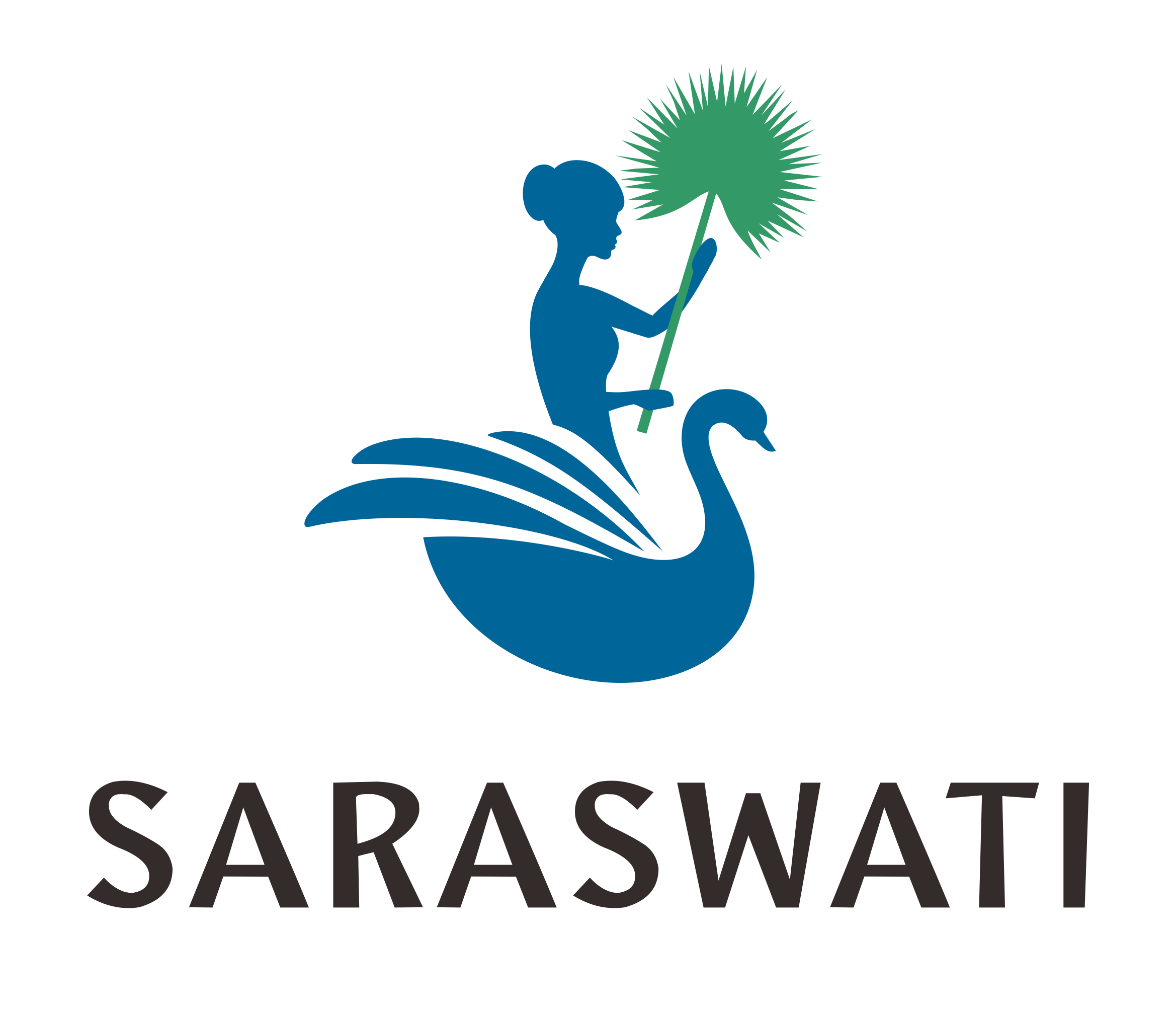 Saraswati Logo Design